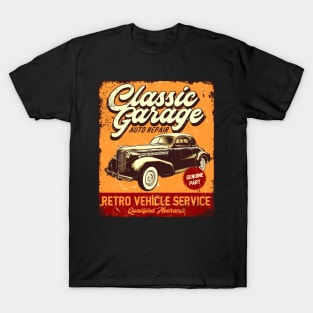 Retro Vintage Automotive Tin Sign T-Shirt